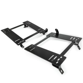 HECASA Seat Brackets Compatible with 2015-2021 Polaris Slingshot Seat Side Mount Bracket Set Kit Driver & Passenger Side Seat Rails Steel