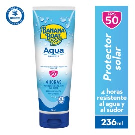 Protector Solar Banana Boat Aqua Protect Locion 50+FPS 236ml