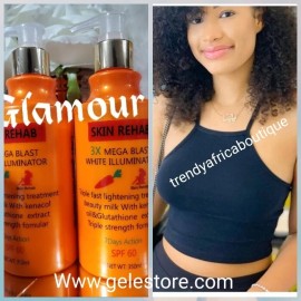 skin rehab X 1  Skin Rehab 3x mega Blast White Illuminator 7 days Active SPF 60. 350mlx2 👌