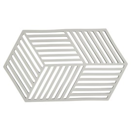 Zone Denmark Hexagon Coaster 24 x 14 x 0.9 cm Warm Grey