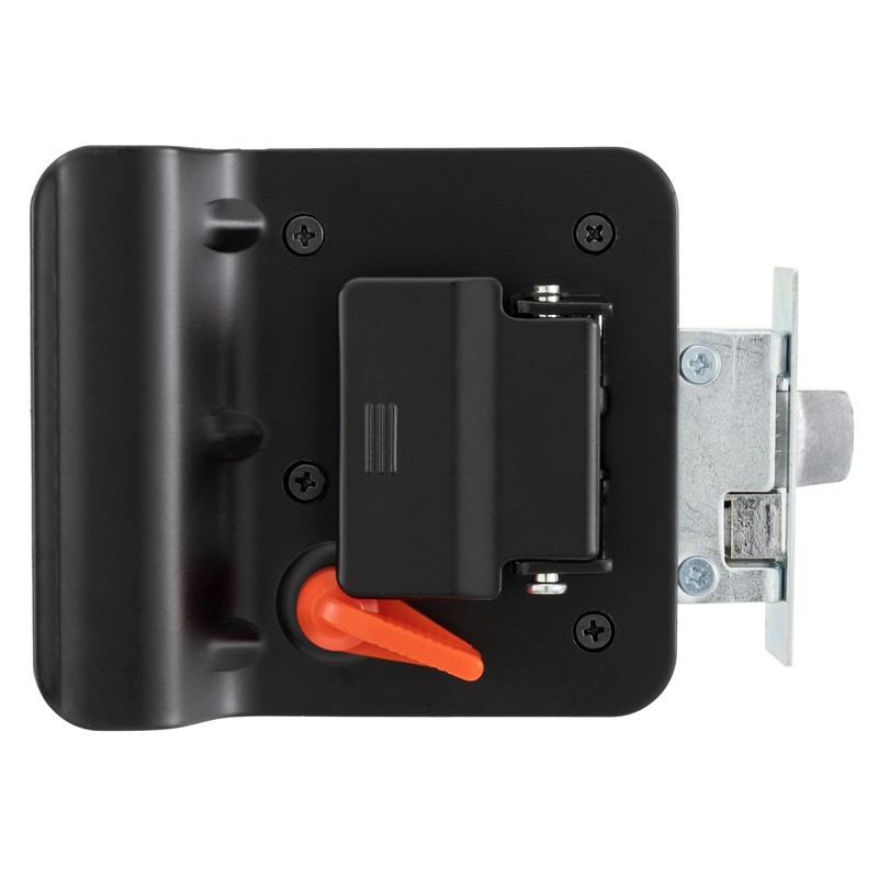RecPro Black RV Camper Trailer Motorhome Paddle Entry Door Lock