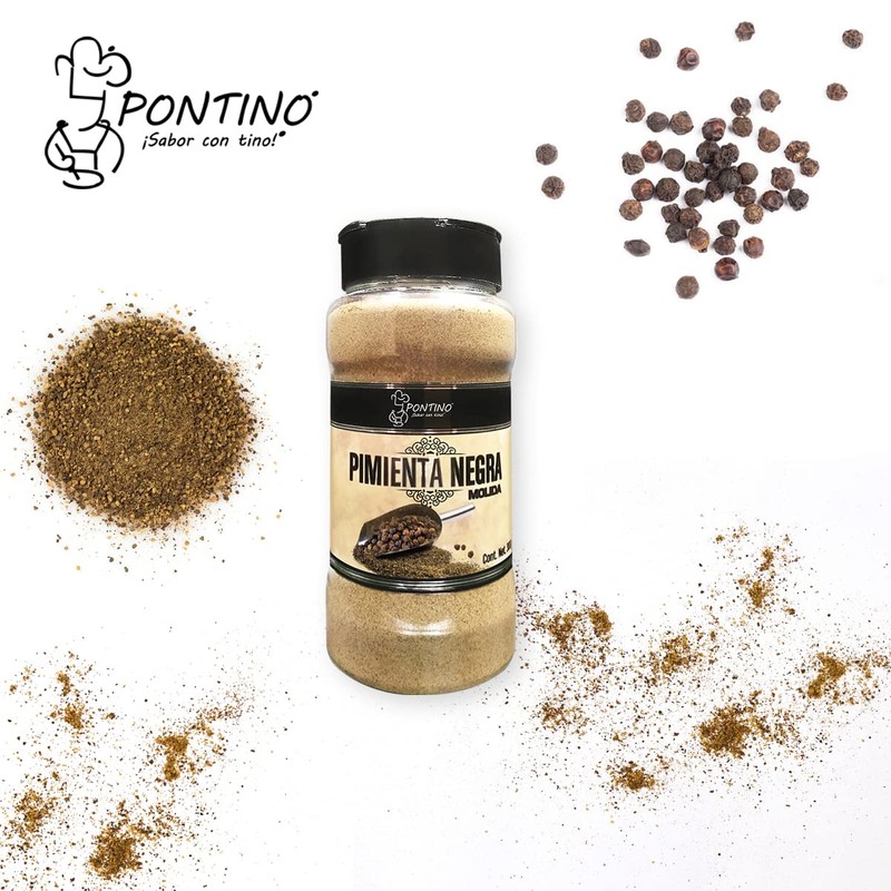 Pontino Pimienta negra molida, 300 g