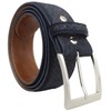 BELTINGER Denim Belt with Python Embossing 4 cm | Leather