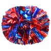 Hooshing 2PCS Blue and Red Pom Poms Cheerleading Rainbow Cheer