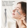 Face Roller, Large Stainless Steel Metal Guasha & Eye Cream