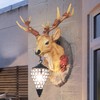 Merkaunis 12 Pcs European Mount Skull Hanger, Metal Deer Skull