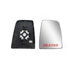 Replacement Passenger Right Side Mirror Upper Glass with Headted And