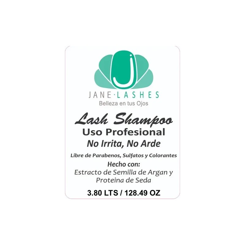 Lash Shampoo Refil 3.80 Litros Limpiador De Pestañas