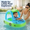 Car-Shaped Toddler Pool Float for Kids – Inflatable Swim Boat