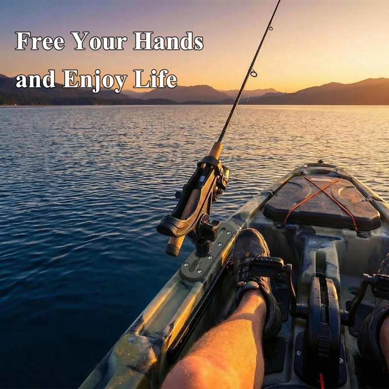 IVYSUN Kayak Track Rail - Low Profile Design for Fishing