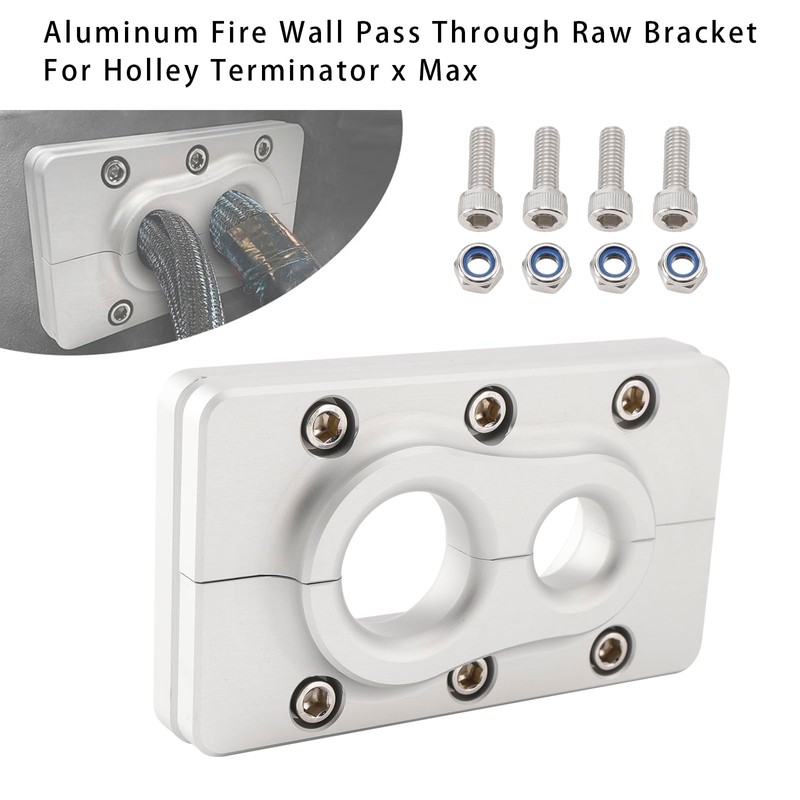 MAD HORNETS Aluminum Fire Wall Pass Through Raw Bracket For