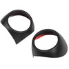 2 Pcs AC Air Vent Trim Dry Carbon Fiber Outlet