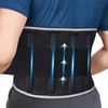 COMFORCE Back Brace for Lower Back Pain, Copper Lon Compression