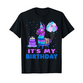 It's My Birthday For Llama Party T-Shirt