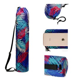 Ecoolbuy Yoga Fitness Items, Canvas Yoga Bag, Shoulder Bag, Yoga Mat Bags (Maple Leaf)