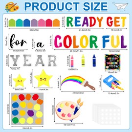 Classroom Bulletin Board Decorations Sets, Get A Ready for A Colorful Bulletin Board, Classroom Decor Theme Sets for Kindergarten Preschool Elementary Middle School Wall Decoration