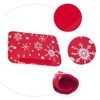jojofuny 3pcs Christmas Handle Wrap Cloth for Refrigerator Door Snowflake