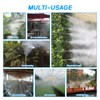 20 Pack Flexible Nozzle Extensions, Brass Mist Rod for Outdoor