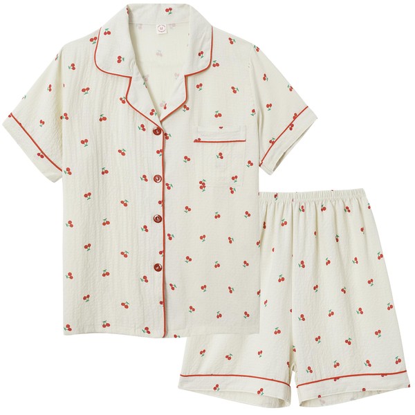 Vopmocld Big Girls Button Down Sleepwear Short Sleeve With Shorts