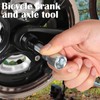 4Pcs Set Bicycle Crank Removal Tool Set, Professional Bike Bottom