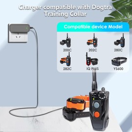 5V Charger for Dogtra Remote Training E-Collar Compatible with Dogtra 280C 282C 202C 200C YS600 YS300 Power Charger, with Indicator