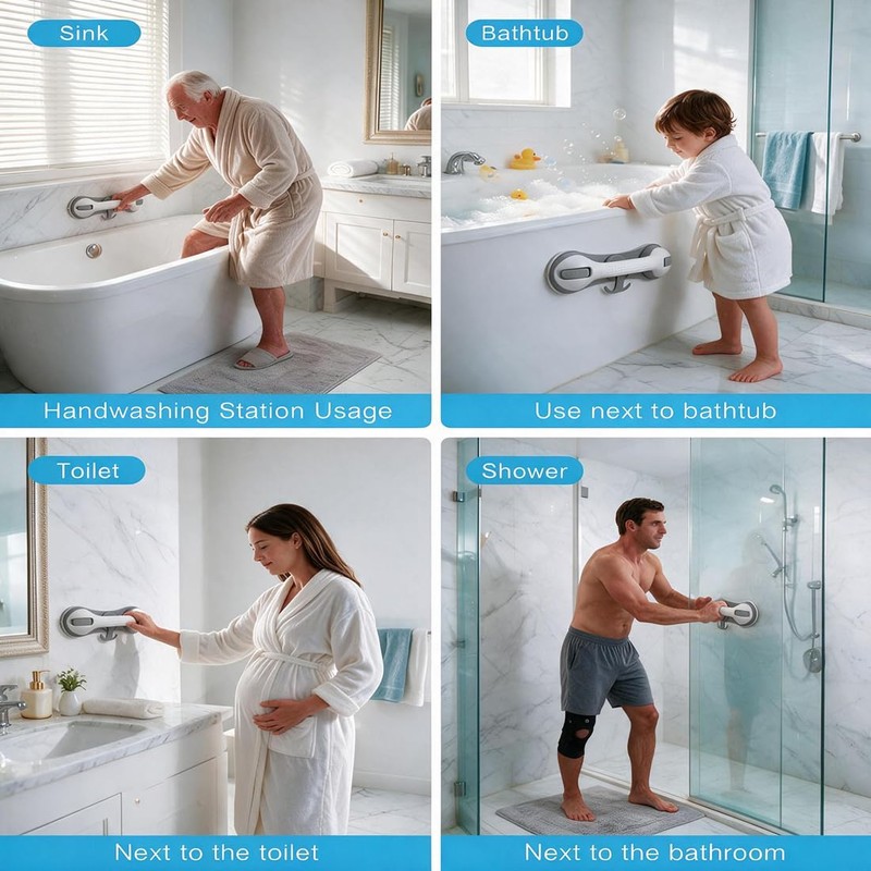 Grab Bars for Shower Seniors Elderly Heavy Duty Safety Grip