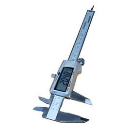 PTI 150mm 6" LCD Digital Vernier Calliper Electronic Gauge Micrometre, LCD Digital Screen, Calliper Measuring Tool, Inch/Millimetre Conversion, Lightweight Digital Measuring Tools, Hardened Steel