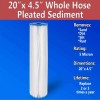 Ronaqua 4 Big Blue Pleated Washable (5 Micron) Sediment Filters