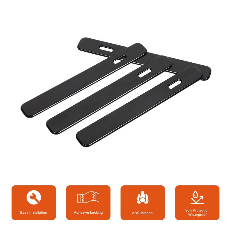 carmotion88 ABS Glossy Black Car Door Grab Handle Trim Cover