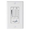 Minka-Aire WC106-WH, 4 Speed Wall Mount Fan Control with Dimmer