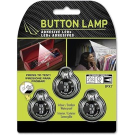 Panther Vision Button LAMP Adhesive LEDs Light Package - Lightweight, Ultra Small, Ultra Bright LED Utility Lights