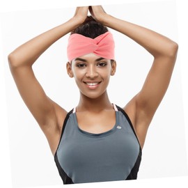 Totority Elastic Women Headband Breathable Cross Hair Band for Yoga Sports Daily Use Comfortable Hair Decor Lightweight Non Fading Moisture Absorbing Stylish Accessory
