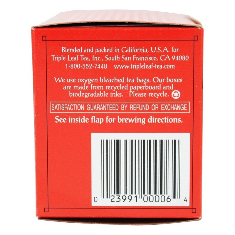 Triple Leaf Tea Tea Cholesterid Pu Erh 20 Bag