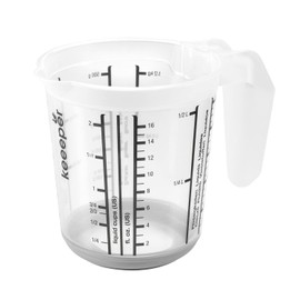 keeeper Measuring Jug with Non-Slip Function, 500 ml, Massimo, Nordic Grey