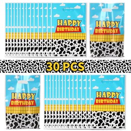 XSIUOTIS 30PCS Cartoon Story Birthday Party Gift Bags - 6.5x9.84Inch Fun Goodie Treat Bags For Party Supplies, Favors