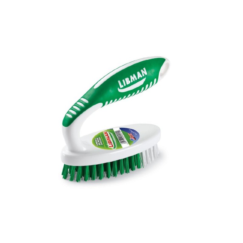 Libman 15 Small Scrub Brush with Ergonomic Handle