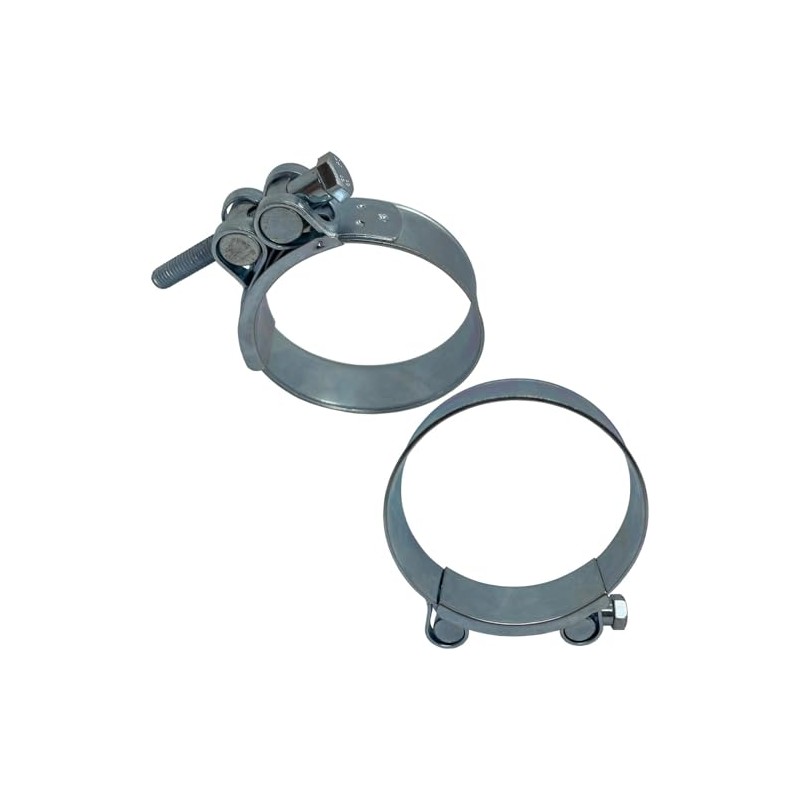 4 x Lumonic hinge bolt clamps, stainless steel, 80-85 mm,