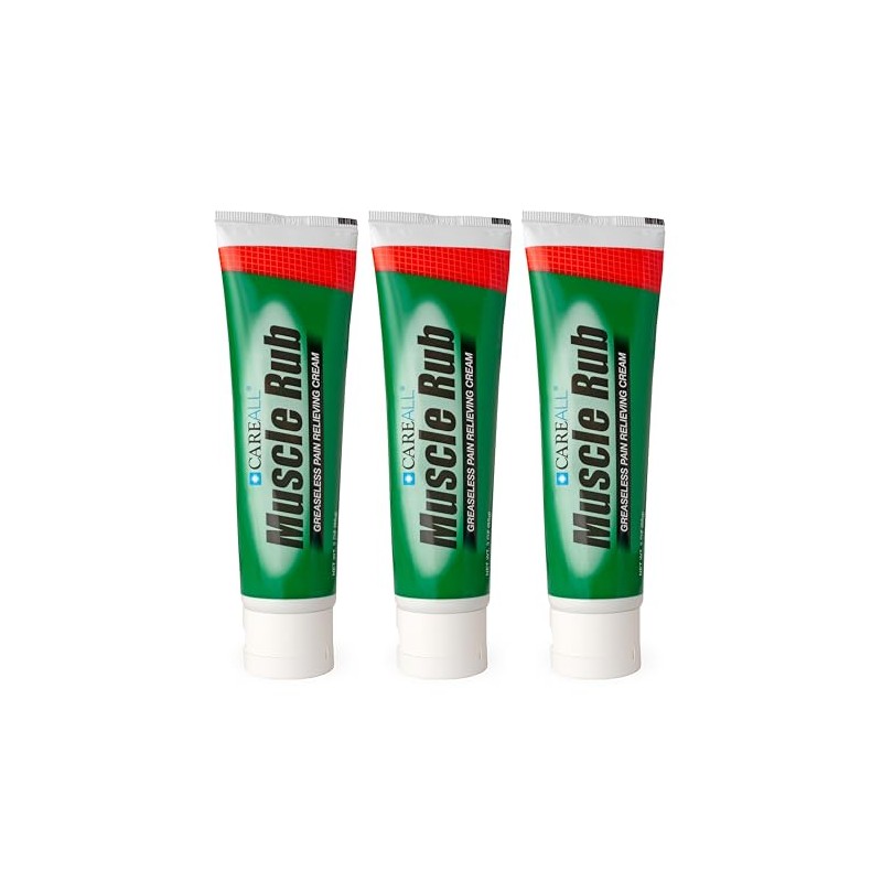 CareAll Muscle Rub Non-Greasy Cream 3.0 oz. (3 Pack) Ultra