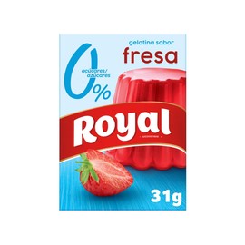 Royal, Gelatina, Light, Gusto Fragola, Confezione da 31 gr