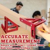 Carpenter's Square Protractor 3D Mitre Angle: WIYETY Aluminium Alloy Try