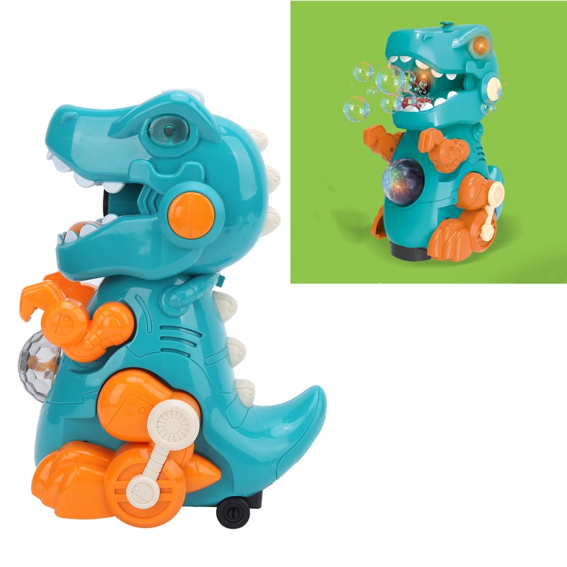 Automatic Bubble Blower Machine Universal Electric Plastic Bubble Dinosaur for
