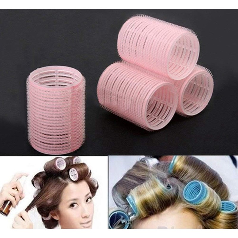 6Pcs Self-Grip Hair Rollers, Salon Quality Hairdressing Curlers, DIY Hairstyle