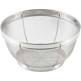 Yoshikawa Deep Colander 19cm 18-8 Stainless Steel Mizulead II Yone Sanjo Made in Japan SH8611