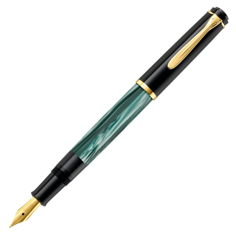 Pelikan M200 Fountain Pen, EF, Extra Fine Point, Classic, Marble