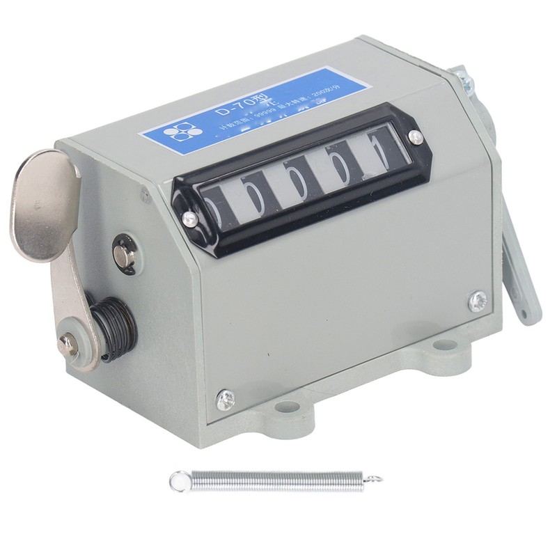 Pull Counter 5 Digit Mechanical Resettable Manual Stroke Tally Accurate