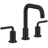 Lava Odoro Black Bathroom Faucet 3 Hole, 8 Inch Widespread