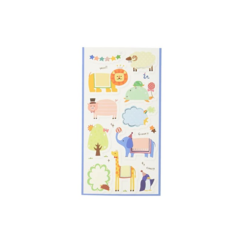 Nakabayashi ATS-102-2 Decor Album Sticker Animal