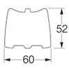 SANEI PR210F-CB4 Cross Handle for Improved Maneuverability with 4 Adapters,