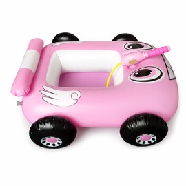 Inflatable Car Pool Float with Water Gun – PVC Ride-On Water Toy for Supervised Pool Parties & Summer Play