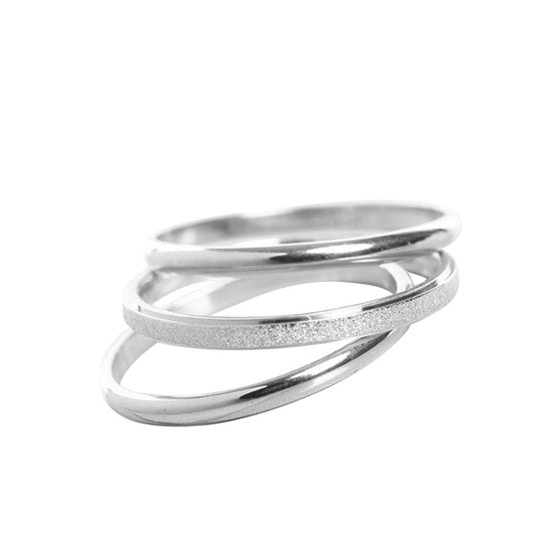 Cappuvini Women's Ring, Men's, Pinky Ring, Stainless Steel, Hypoallergenic, Adjustable